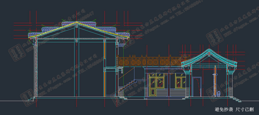 徽派中式建筑設計