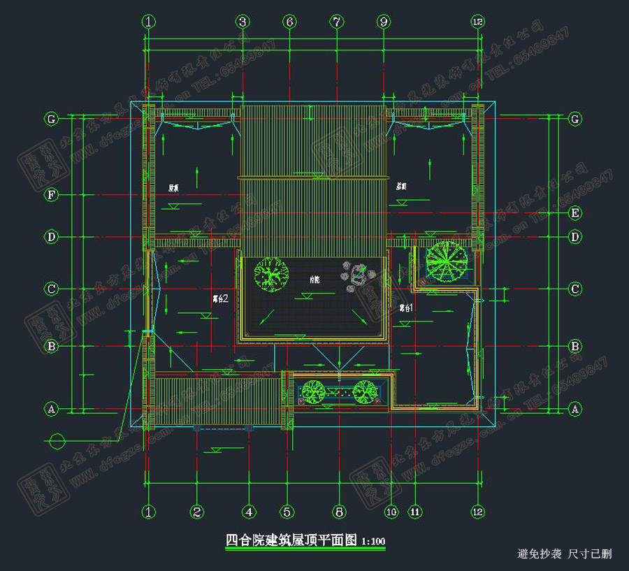 徽派二進中式建筑設(shè)計