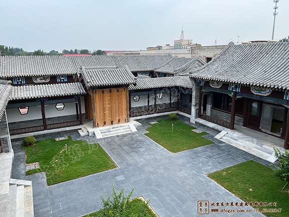 鄉(xiāng)村仿古建筑四合院