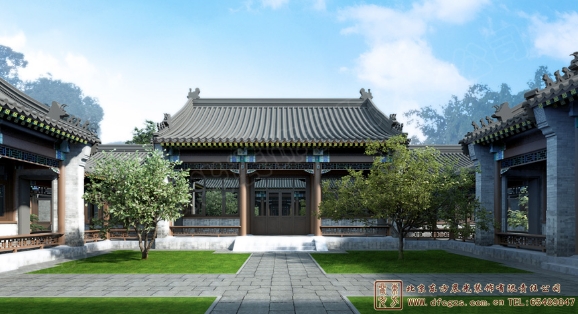 仿古農(nóng)村四合院