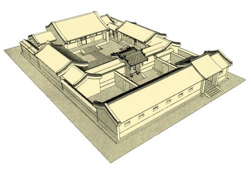 四合院設(shè)計(jì)圖