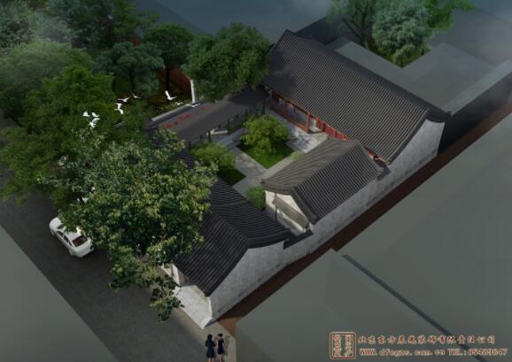 仿古中式四合院建筑圖紙?jiān)O(shè)計(jì)