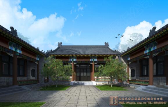 仿古中式建筑設(shè)計(jì)