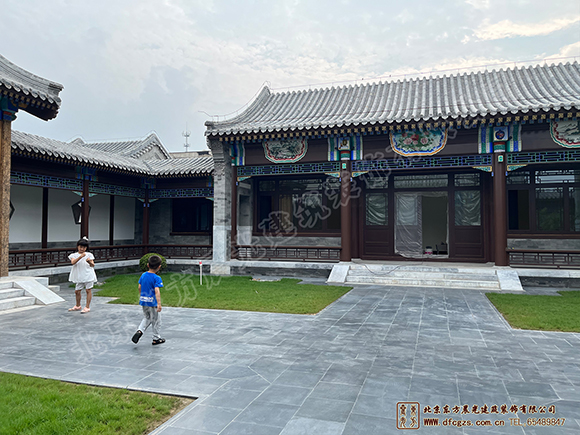 鄉(xiāng)村仿古建筑四合院